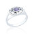 Lowri Thistle Ring - Amethyst C.Z