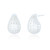 Virginia Droplet Stud Earrings - Silver