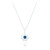 Nyx Star Pendant & Chain - Sapphire C.Z