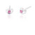 2mm Square Pink (3 pair pack )