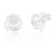 Swirl Stud (3 pair pack )