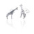 Giraffe Stud (3 pair pack )