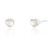 Pearlescent Heart Studs (3 pair pack )