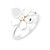 Jolie Floral Ring Silver