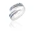 Melissa Feather Ring - Oxidised