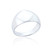 Cerys Angular Statement Ring - Silver