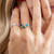 Sana Wishbone Ring - Silver