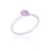 Jemima Stone Ring - Pink Opal