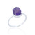 Ria Large Stone Ring - Amethyst