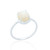Ria Large Stone Ring - Mother of Pearl