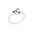 Eimear Celtic Trinity Knot Ring - Silver