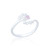Iona Pink Opal Thistle Ring - Silver