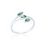 Lira Triple Teardrop Ring - Abalone
