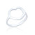 Zaha Open Heart Ring - Silver