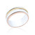 Zeliah Hammered Spinning Ring - Mixed Metal