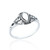 Etta Marquise Filigree Ring - Silver