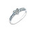 Merla Heart Marcasite Ring - Silver
