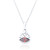 Marsaili Trinity Pendant & Chain - Ruby C.Z