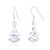 Marsaili Trinity Drop Earrings - White C.Z