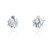 Greer Thistle Stud Earrings - Silver