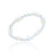 Nora Double Pearl Stretch Ring - Silver