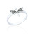 Romilly Dragonfly Ring - Silver