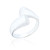 Nya Bypass Statement Ring - Silver