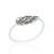 Tegan Angel Wing Ring - Silver