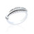 Nya Feather Statement Ring - Silver