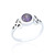 Branwen Celtic Ring - Amethyst C.Z