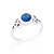 Branwen Celtic Ring - Sapphire C.Z