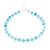 Clover Jade Bead Bracelet - Silver