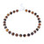 Clover Tiger's Eye Bead Bracelet - Silver