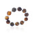 Clover Tiger's Eye Stretch Ring - Silver