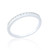 Clio C.Z Band Ring - Silver