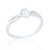 Clio C.Z Twist Ring - Silver