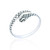Nixie Snake Ring - Silver