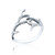 Fern Branch Ring - Silver