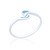 Lira Double Teardrop Ring - Blue Mother of Pearl