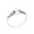 Siofra White Opal Celtic Ring - Silver