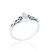 Siofra Pink Opal Celtic Ring - Silver