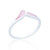 Zaha Bypass Ring - Pink Mother of Pearl
