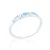 Zaha Band Ring - Blue Mother of Pearl