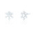 Eirinn C.Z Snowflake Stud Earrings