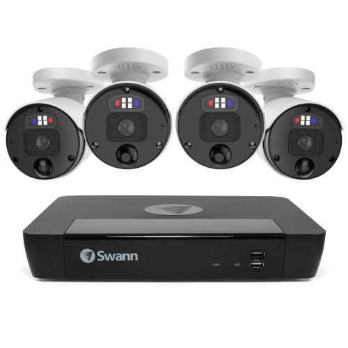8CH 12MP NVR SwannForce セキュリティシステム 2TB バレット型カメラ