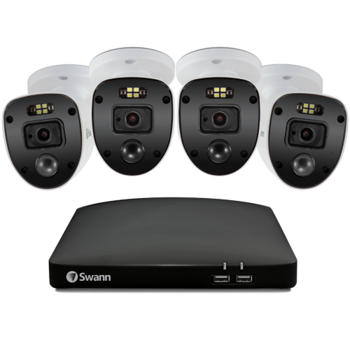 未使用★Swann Security System SWDVK-446804SL Home 4 Camera 4 Channel 1080p Full HD DVR Security System - SWDVK