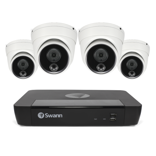 4 Camera 8 Channel 4K Ultra HD NVR Security System - SWNVK-886804D