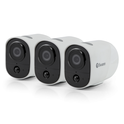 Xtreem Wireless Security Cameras 3 Pack with 2-Way Talk, Siren & Heat + Motion Detection | SWIFI-XTRCM32G3PK