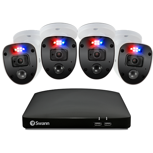 Home 4 Camera 4 Channel 1080p Full HD DVR Security System - SWDVK-446804SL