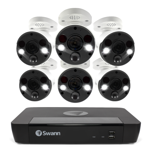 6 Camera 8 Channel 4K Ultra HD Professional NVR Security System | SNNVK-886806FB